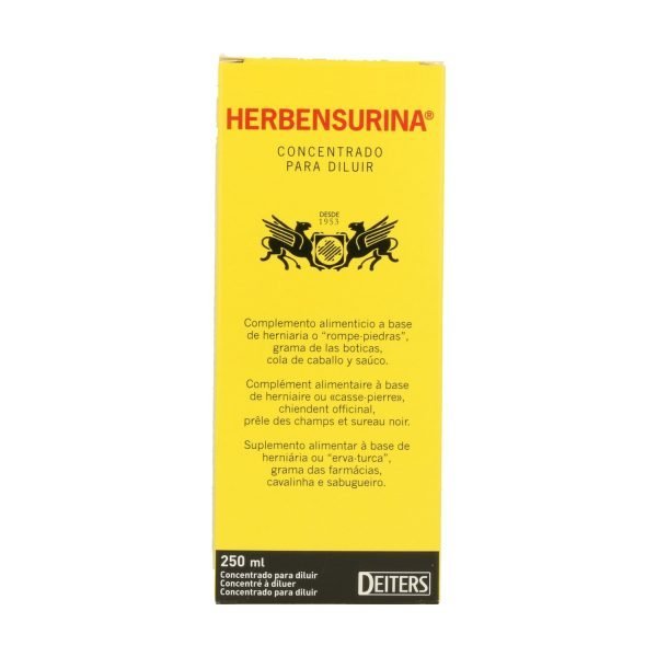 Herbensurina Concentrado Para Diluir (250 ml)- Deiters - Imagen 4