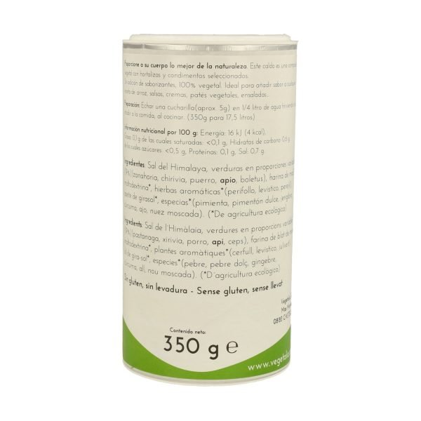 Caldo Vegetal Bio Sin Gluten - Vegetalia - Imagen 2