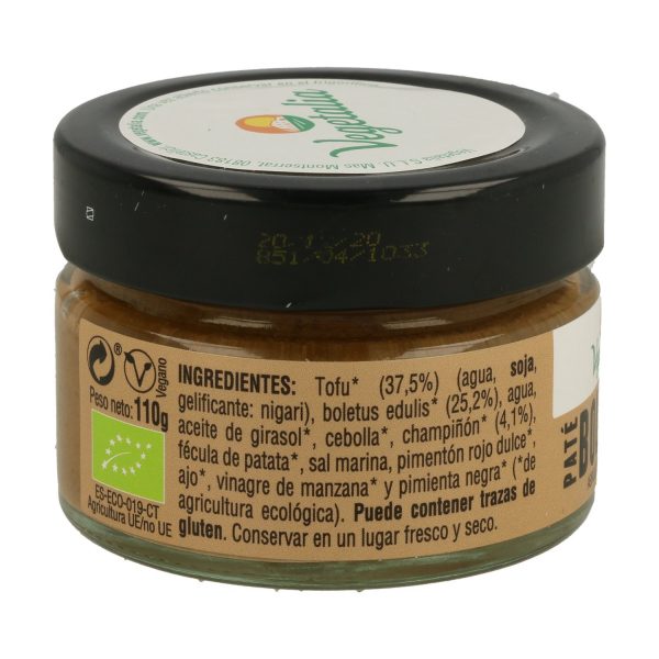 Paté de Boletus Bio - 110 gr. - Vegetalia - Imagen 2
