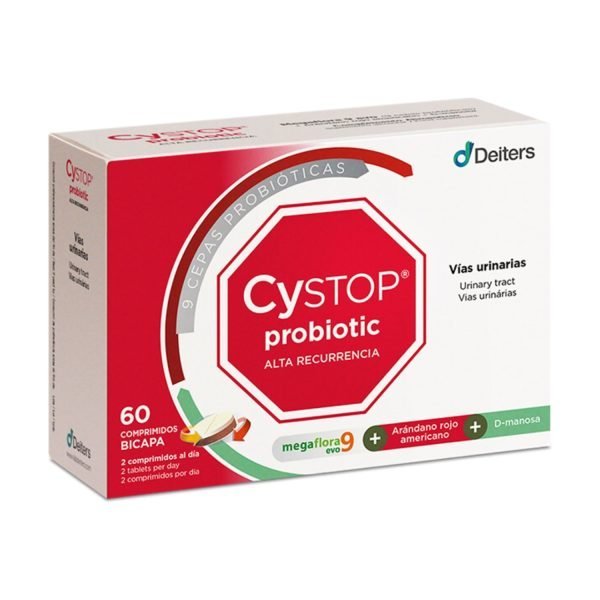Cystop Probiotic Alta Recurrencia (60 Com) - Deiters