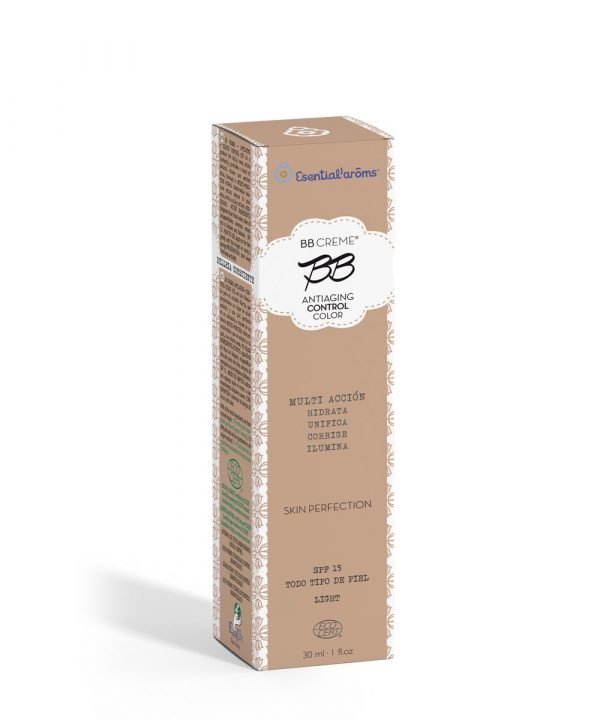 Color control BB cream Nº1 LIGHT (ECOCERT) - Esential Aroms - Imagen 2