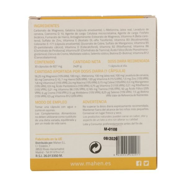 Vitamas - 30 cáps. - Mahen - Imagen 2