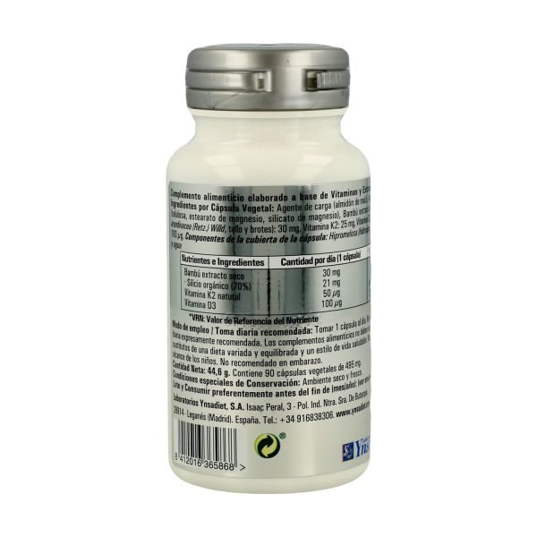 Vitamina D3 K2 y Silicio (90 cáps) - Ynsadiet - Imagen 2