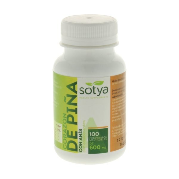 Corazón de piña con anís (100 comp) - Sotya