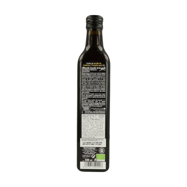 Aceite de Semillas de  Calabaza Bio (500 ml) - Naturgreen - Imagen 3