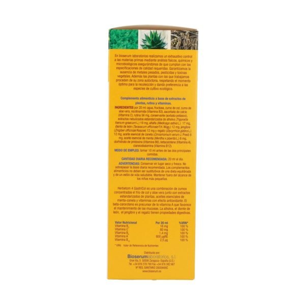 Herbetom 4 GC Gastricol - Bioserum - Imagen 2