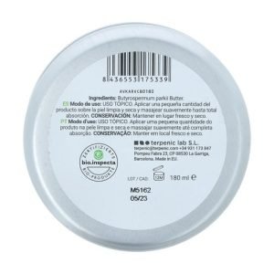 Manteca Vegetal de karité Virgen Bio (180 ml.) – Terpenic