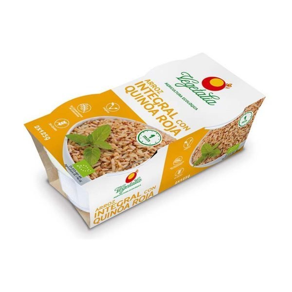 Vasito de Arroz Integral y Quinoa Roja - Vegetalia