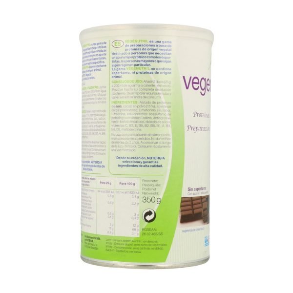 Vegenutril (Sabor de Cacao) - Nutergia - Imagen 2