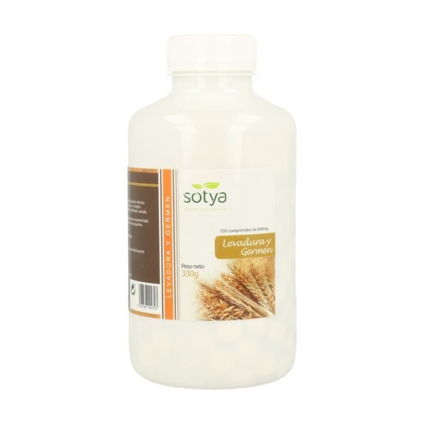 Levadura de Cerveza y Germen de Trigo (550 comp) - Sotya