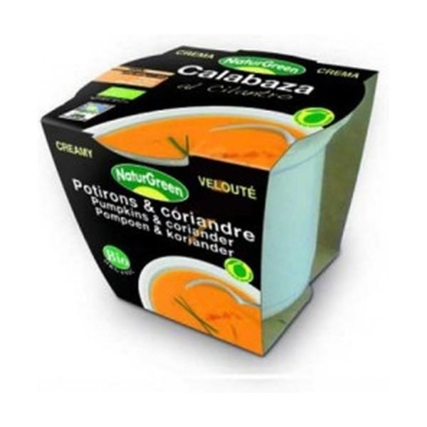 Crema de Calabaza Al Cilantro Bio - NaturGreen