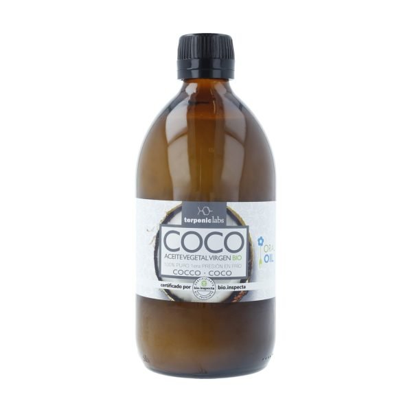 Aceite Vegetal Coco Virgen Bio (500 ml.) - Terpenic
