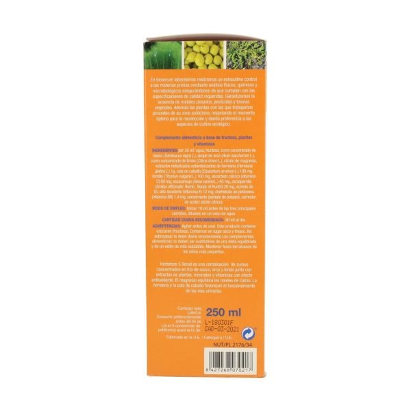 Herbetom 5 RV Renal - Bioserum - Imagen 2