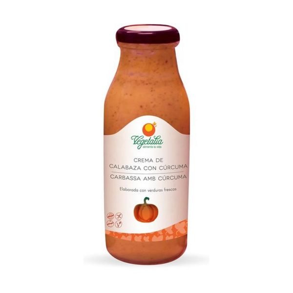 Crema de Calabaza con Cúrcuma Bio - Vegetalia