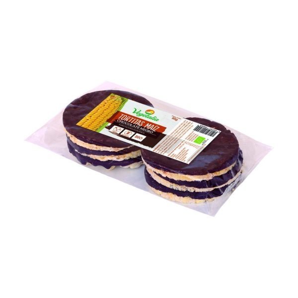 Tortitas de Maíz de Chocolate Negro Bio - Vegetalia