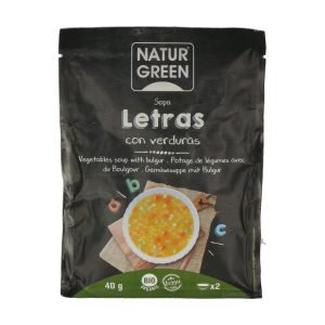 Sobre De Sopa Letras Con Verduras Bio (40gr) – Naturgreen