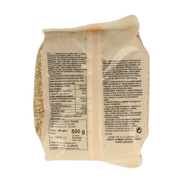 Trigo Sarraceno 500 gr. - Celnat - Imagen 2