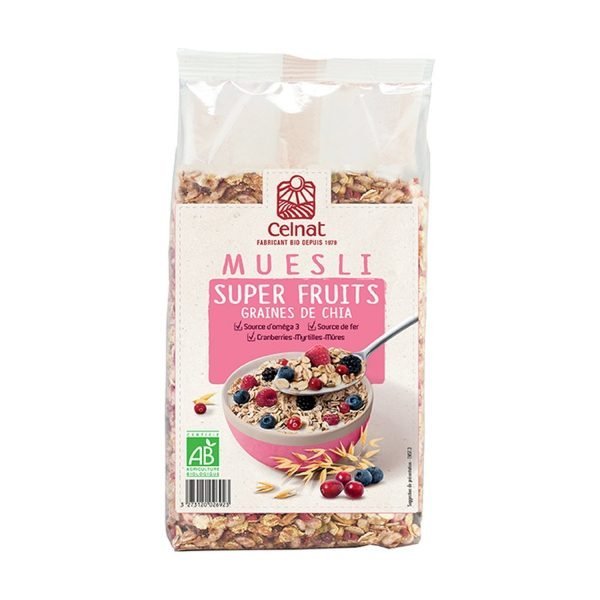 Muesli Superfruits con Chia 375 gr. - Celnat