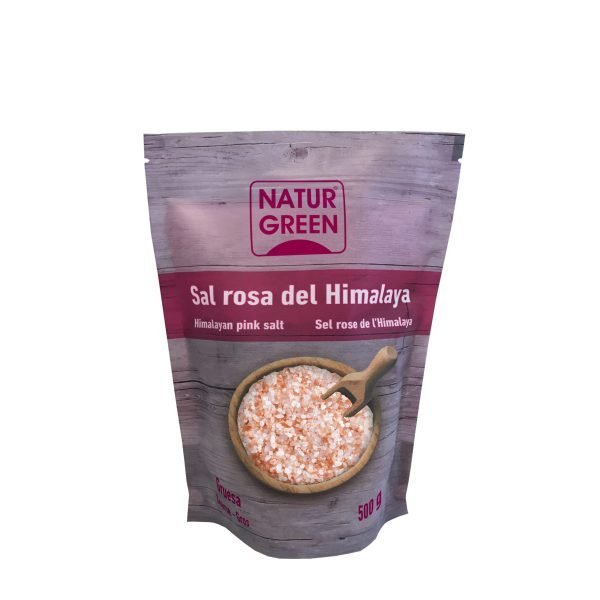 SAL ROSA DEL HIMALAYA GRUESA (500 GR) - NATURGREEN