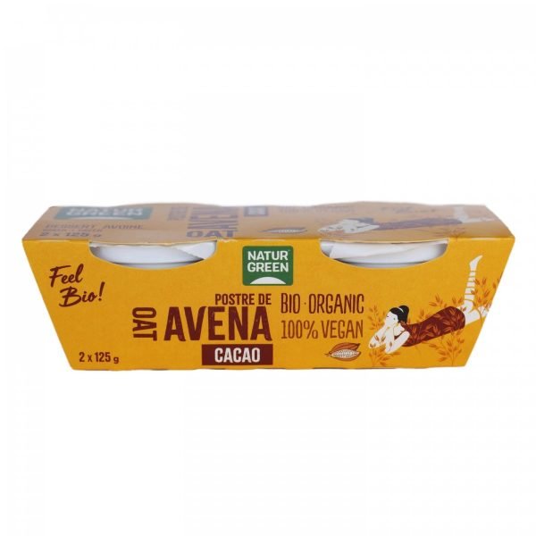 Postre Avena Canela Limón (2x125gr) - NaturGreen - Imagen 2