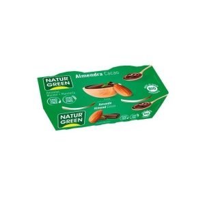 Postre de Almendra y Cacao (2x125gr) – NaturGreen