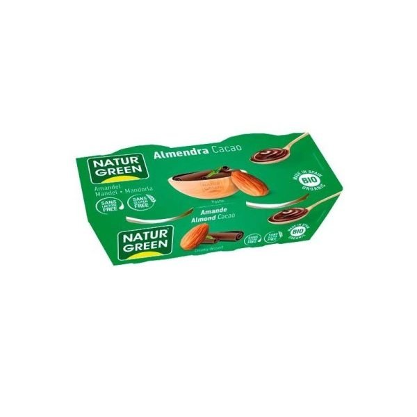 Postre de Almendra y Cacao (2x125gr) - NaturGreen