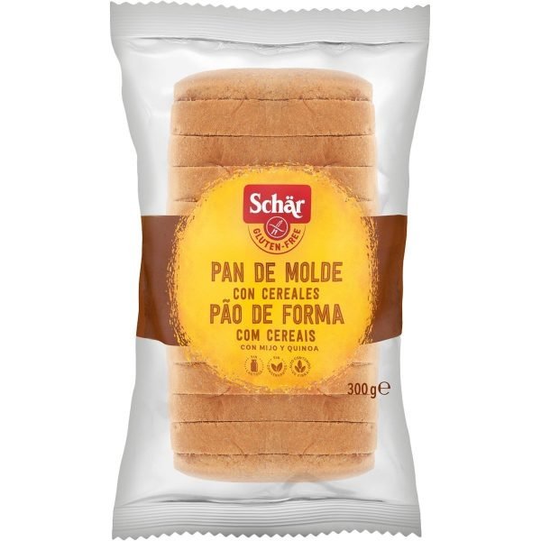 Pan de Molde con Cereales, Mijo y Quinoa - Schar