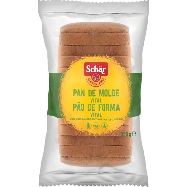 Pan de Molde Vital con Quinoa, Sorgo y Harina de castaña - Schar