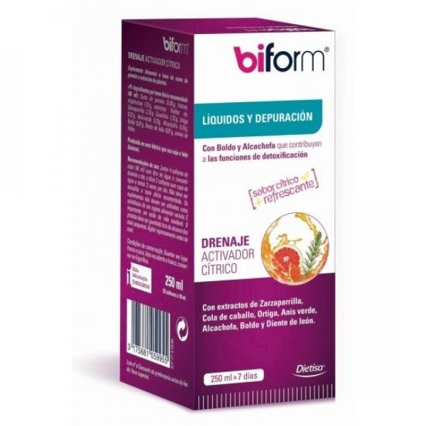 Biform Drenaje Activador Cítrico (250 ml)- Dietisa