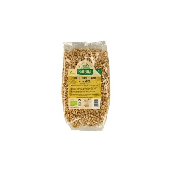 Trigo hinchado con Miel Bio - 150 gr. - Biográ