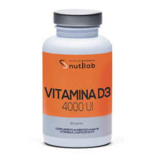Vitamina D3 4000UI  (60 Comp)  – Nutilab