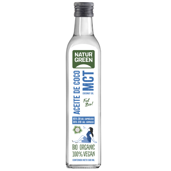 Aceite de Coco Bio MCT (500ml) - Naturgreen