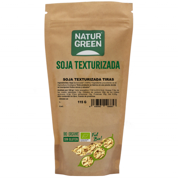 Soja Texturizada Tiras Bio (115gr) - NaturGreen