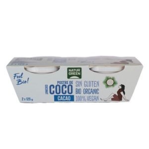 Postre Coco Cacao Bio (2x125gr) – NaturGreen