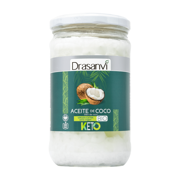 Keto Aceite de coco virgen Biol (500 ml) - Drasanvi