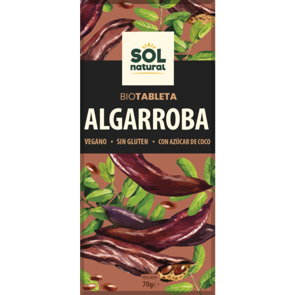 Tableta de Algarroba Bio - Sol Natural