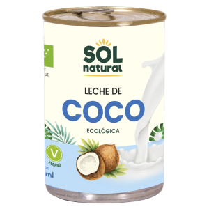 Leche de Coco en Lata para Cocinar Bio  (400 ml) – Sol Natural