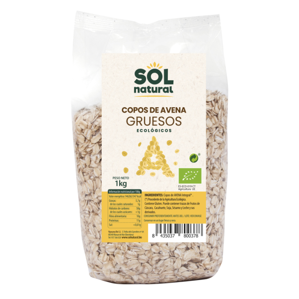 Copos de Avena Gruesos Grande Bio (1Kl) - Sol Natural