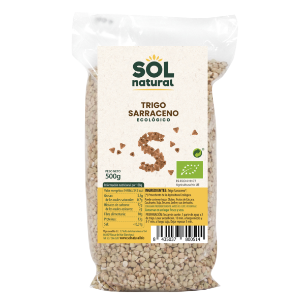 Trigo Sarraceno Bio (500 gr) - Sol Natural
