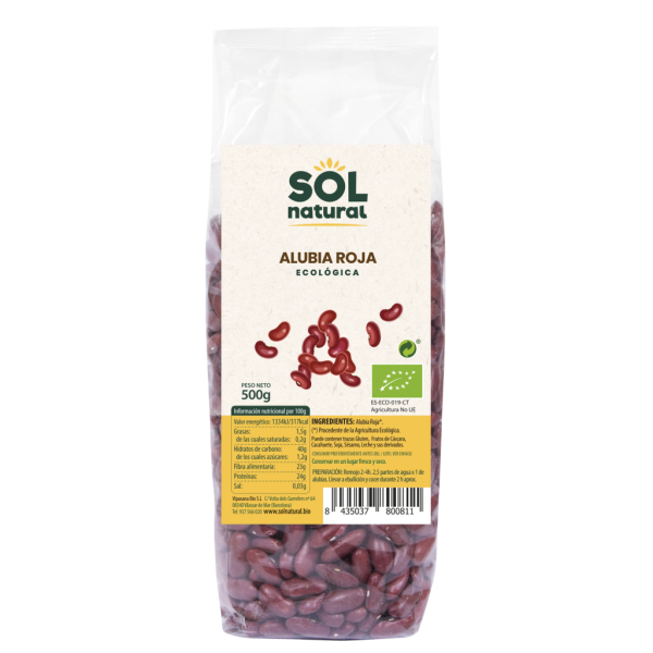 Alubia Roja Bio (500 gr) - Sol Natural