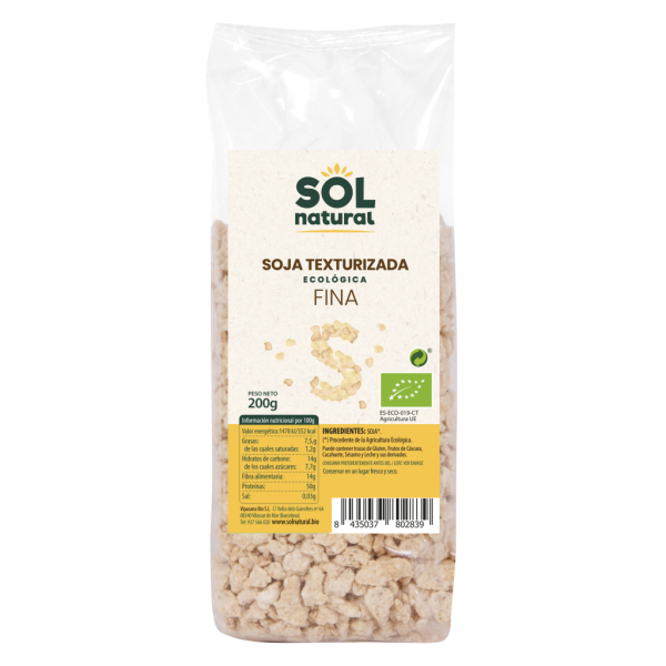 Soja Texturizada Fina Bio (200 gr) - Sol Natural