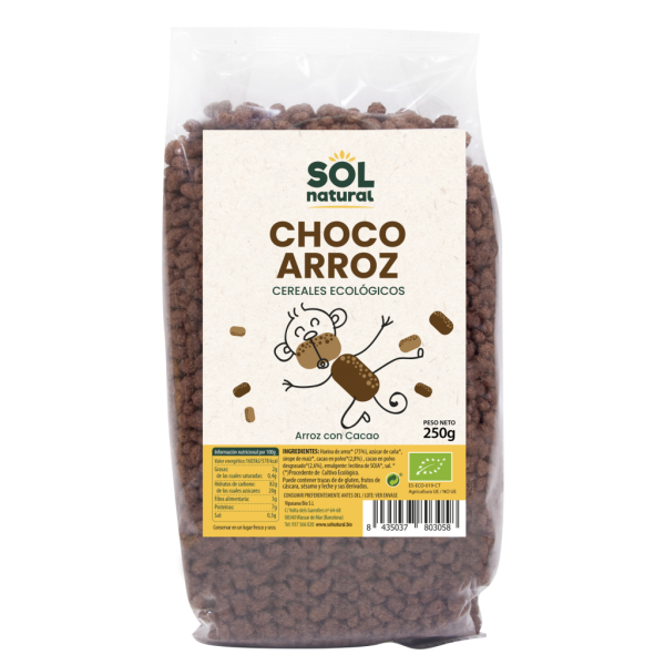 Cereales Choco Arroz (250 gr) - Sol Natural