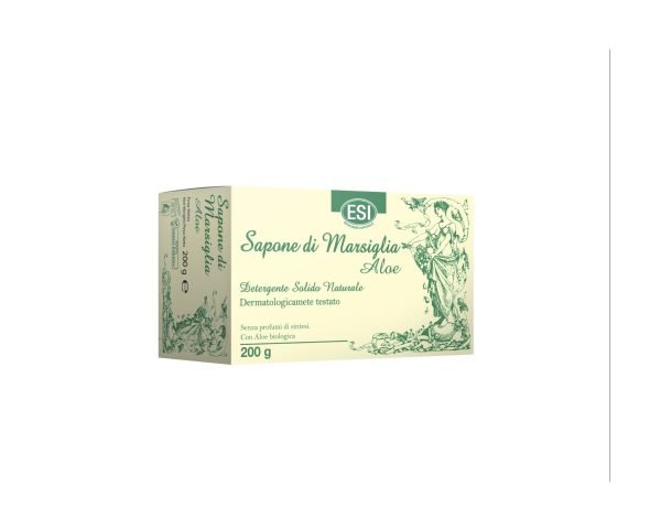 JABÓN DE MARSELLA PASTILLA ALOE VERA (200 gr ) - Esi S.P.A.