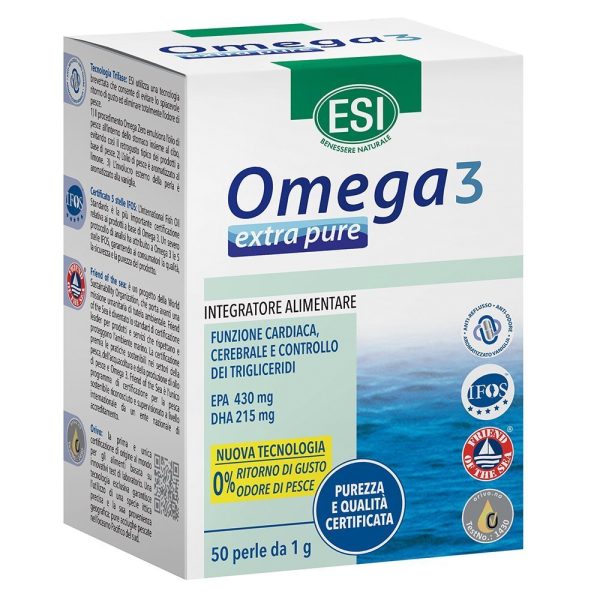 OMEGA 3 EXTRA PURE (50 Perlas) - Esi S.P.A.