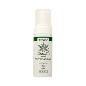 Mousse Desmaquillante Cannabis Ecocert BIO (150ml) – Drasanvi