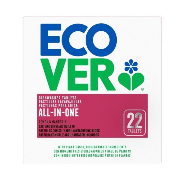 Lavavajllas máquina All-In-One (22 Tabletas) - Ecover