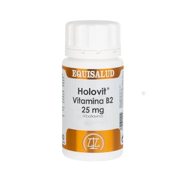 Holovit Vitamina B2 25 Mg 50 Caps - EQUISALUD