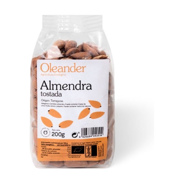 Almendra Tostada C/piel (200gr) - Oleander
