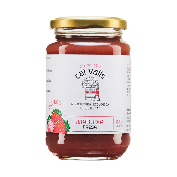 Mermelada de Fresas Bio (375gr) - Cal Valls