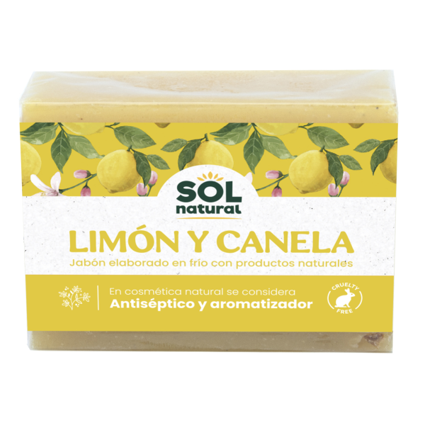 Jabón natural de limón y canela - Sol Natural